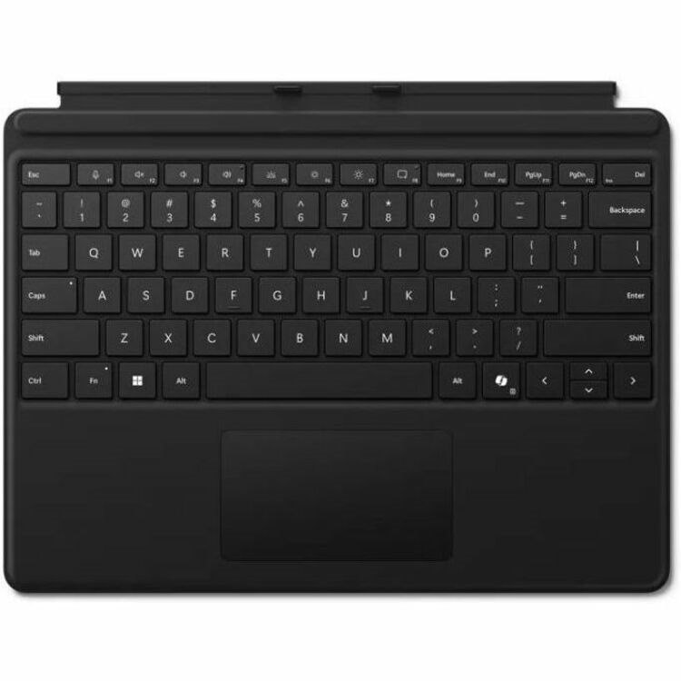 Microsoft Keyboard/Cover Case Microsoft Surface Pro 8, Surface Pro 9, Surface Pro X, Surface Pro 10, Surface Pro 11 Tablet - Black