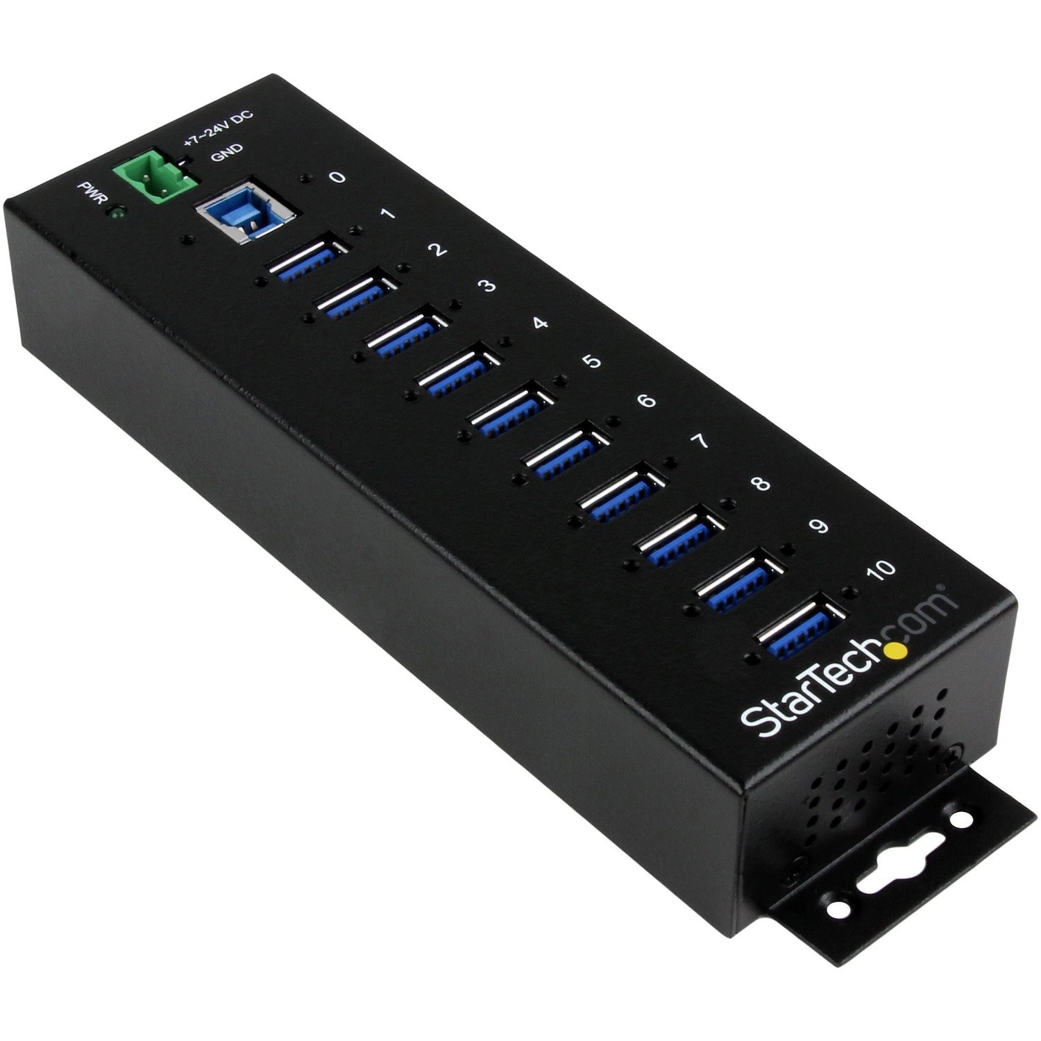 StarTech.com USB Hub - USB 3.0 Type A - External - Black - TAA Compliant