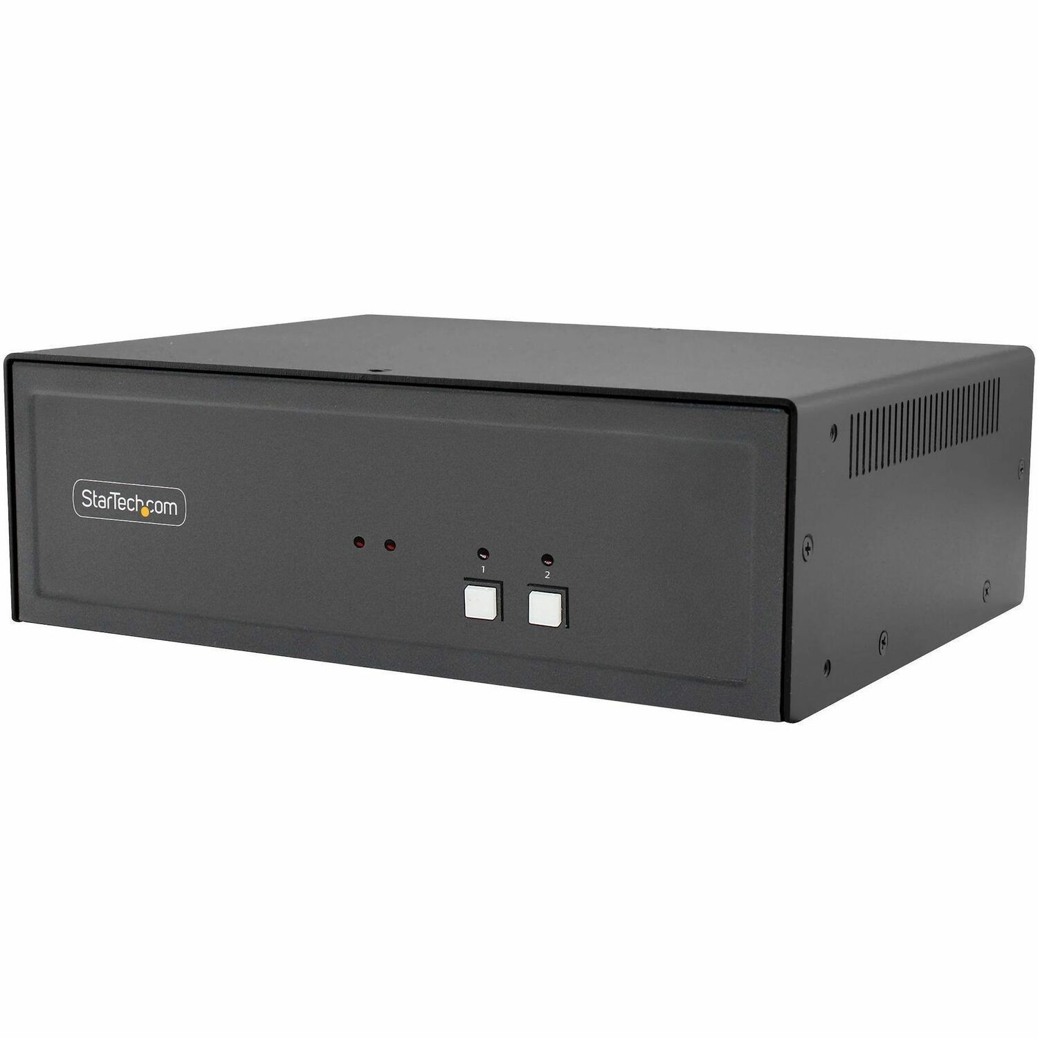 StarTech Secure 2-Port KVM Switch, DisplayPort, 4K 30Hz, NIAP 4.0, Metal Housing, Made in the USA