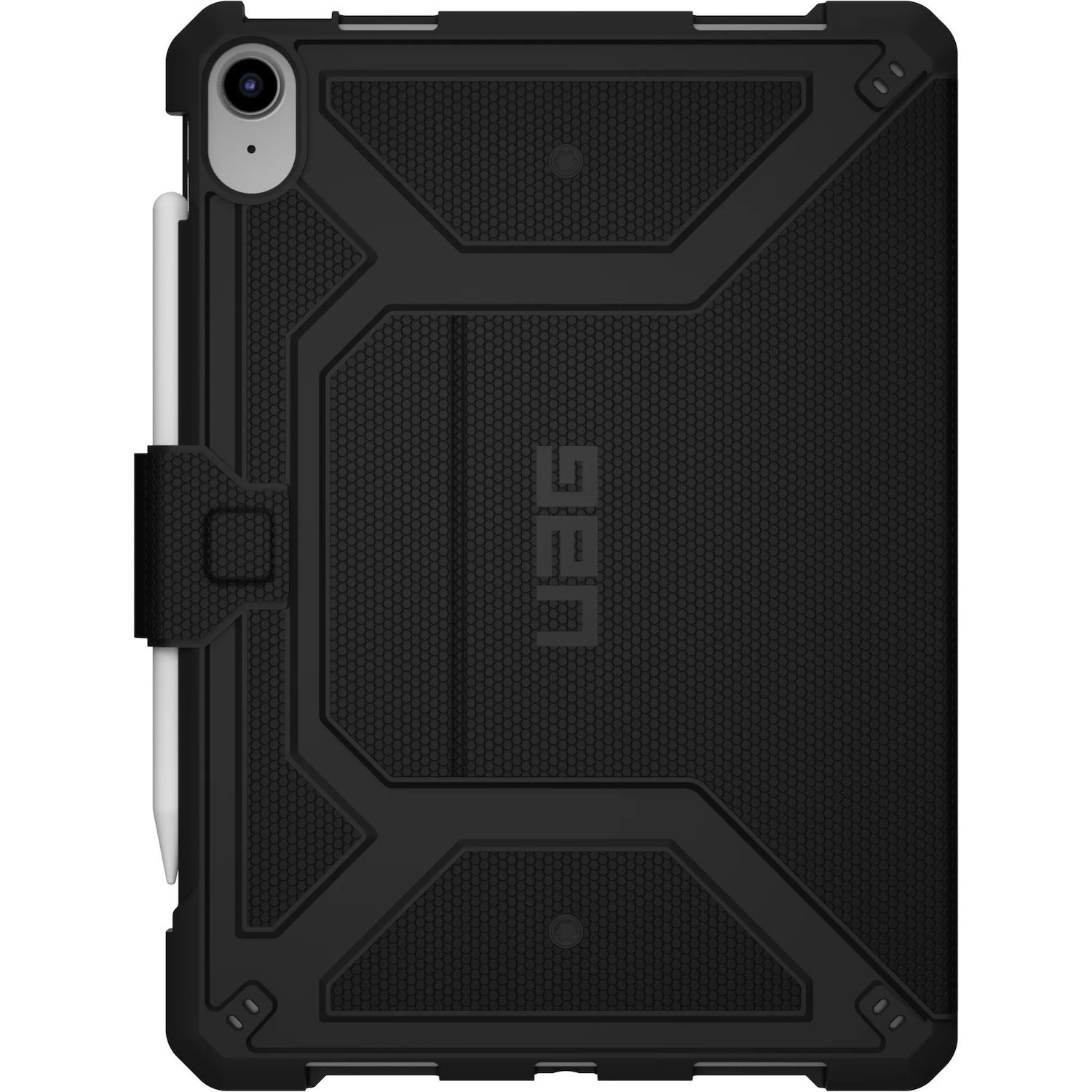 Urban Armor Gear Metropolis Carrying Case (Folio) for 10.9" Apple iPad (11th Generation), iPad (10th Generation) Tablet, Apple Pencil - Black