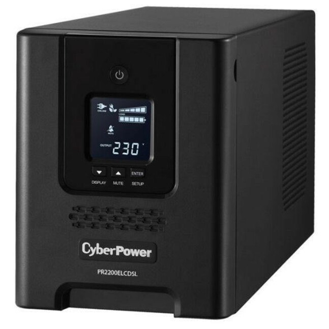 CyberPower Professional Tower PR3000ELCDSL Line-interactive UPS - 3 kVA/2.70 kW
