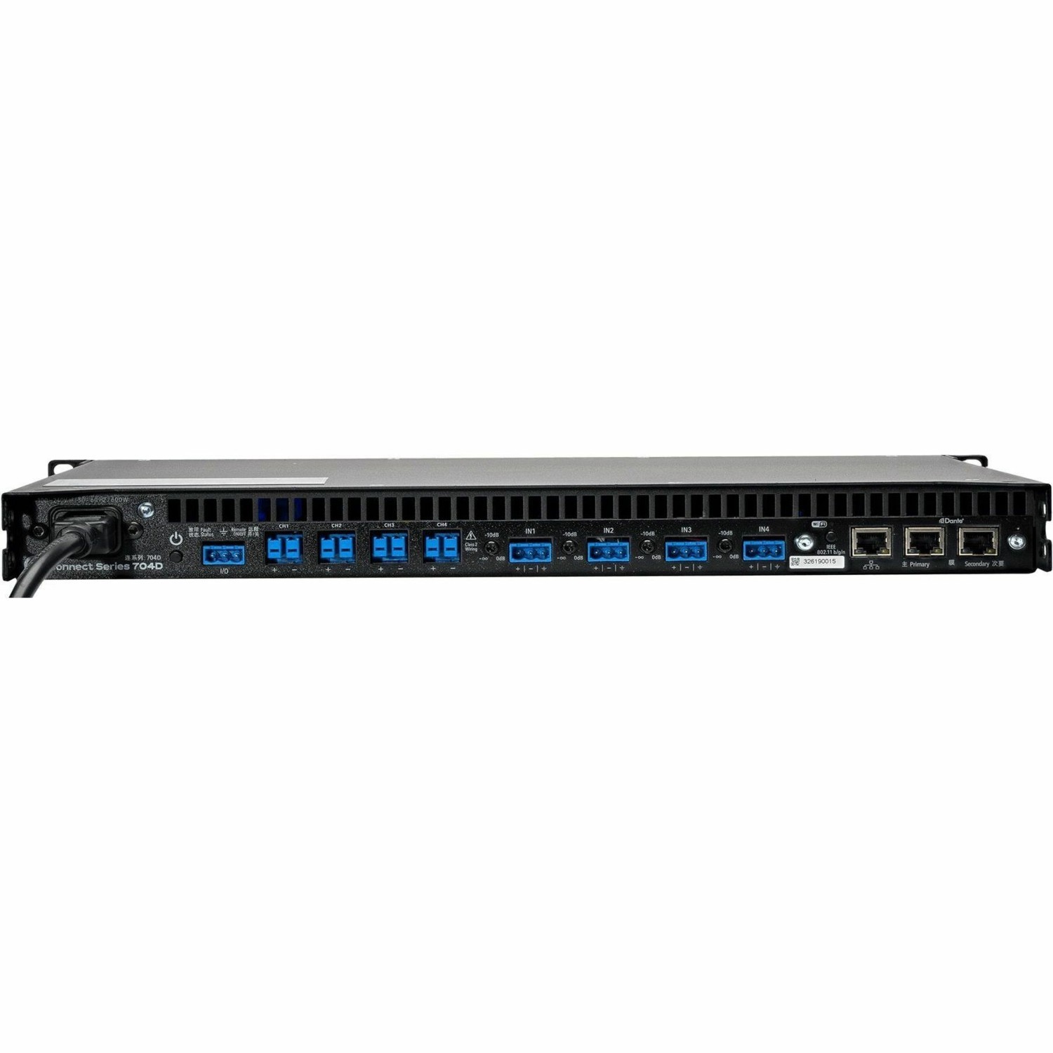 LEA Professional Connect 704D-ADSP Amplifier - 2800 W RMS - 4 Channel