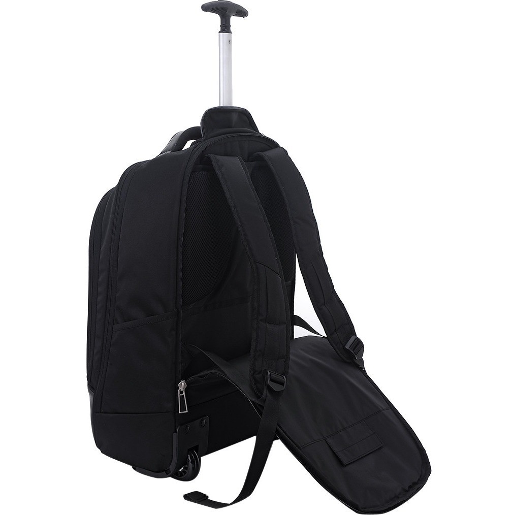ECO STYLE Tech Exec Carrying Case (Rolling Backpack) for 17.3" Notebook - Black