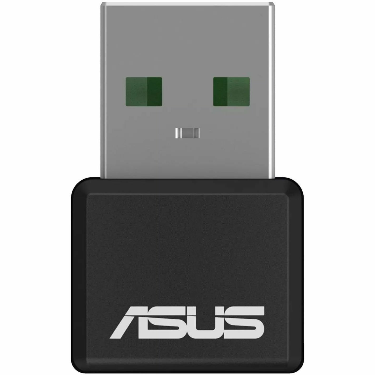 Asus USB-AX57 Nano IEEE 802.11 a/b/g/n/ac/ax Dual Band Wi-Fi Adapter for Desktop Computer, Notebook