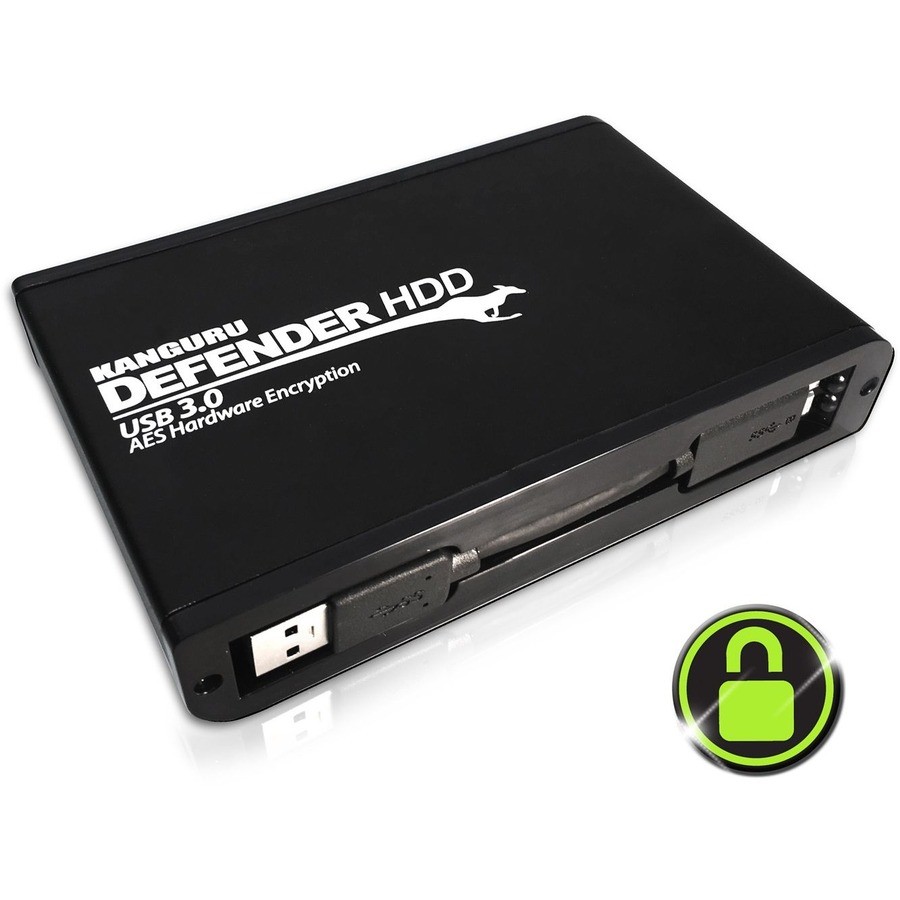 Kanguru Solutions Kanguru 1TB Defender HDD 35 Usb 3.2 Gen 1X1 Portable Hard Drive
