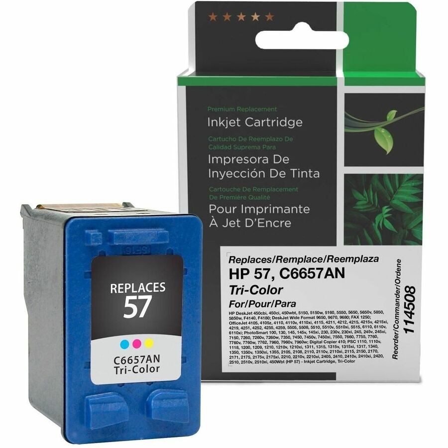 Clover Imaging Remanufactured Tri-Color Ink Cartridge for HP 57 (C6657AN)