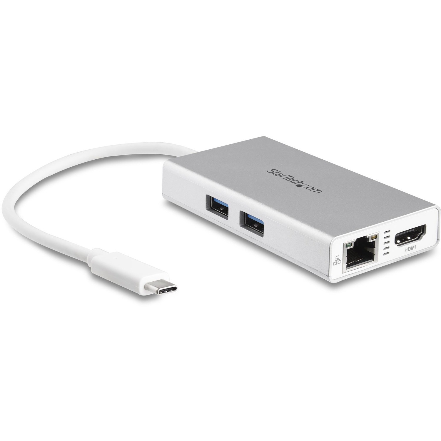 StarTech.com USB Type C Docking Station for Notebook - 60 W - Silver, White