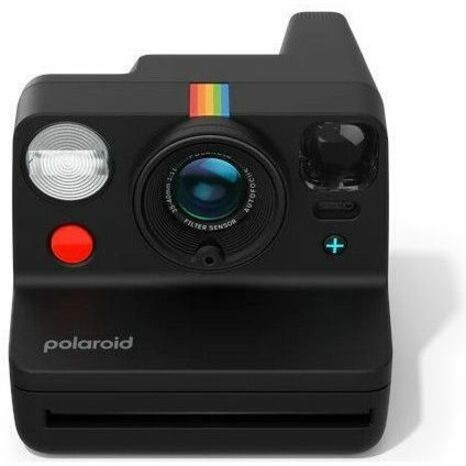 Polaroid Now+ Gen 3 Black Camera + Color Film Bundle (8 Photos)