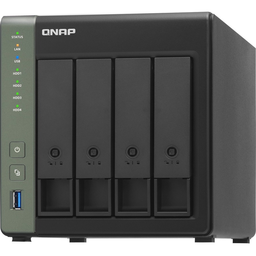 QNAP TS-431X3-4G 4 x Total Bays SAN/NAS Storage System - 512 MB Flash Memory Capacity - Annapurna Labs Alpine AL-314 Quad-core (4 Core) 1.70 GHz - 4 GB RAM - DDR3L SDRAM Tower