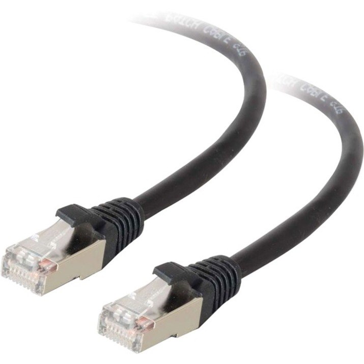 Cables To Go C2G Cat5e Shielded Patch Cable Black 50FT