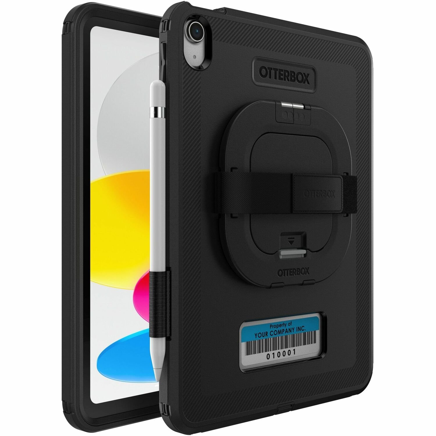 OtterBox Defender for business with kickstand/handstrap for iPad 10th gen and iPad A16 (no built-in screen protector)