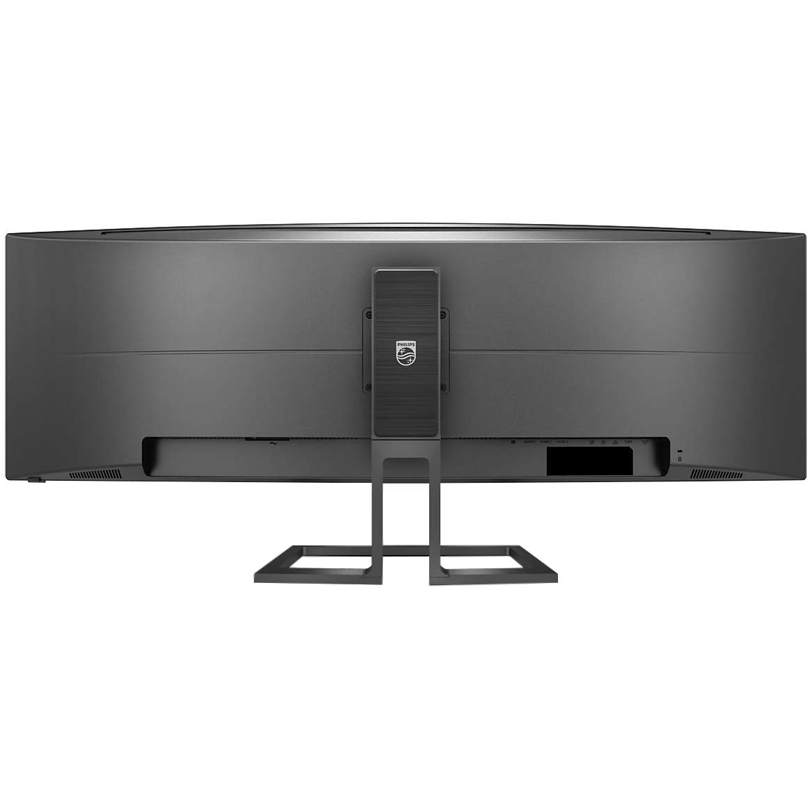 Philips 498P9Z/75 48.8" Dual Quad HD (DQHD) Curved Screen LCD Monitor - 32:9 - Textured Black