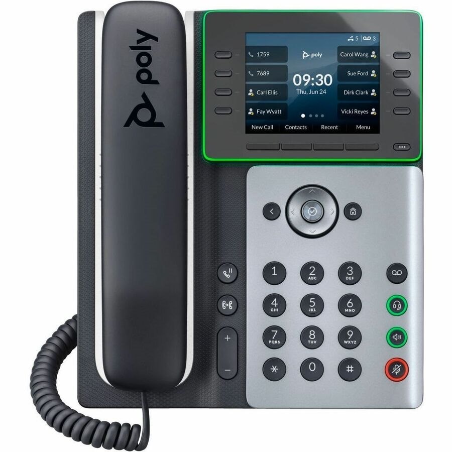 Poly Edge E350 IP Phone and PoE-enabled GSA/TAA