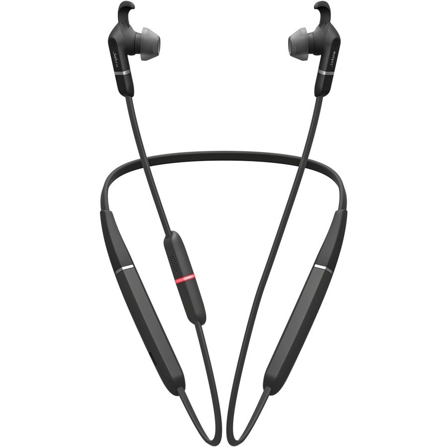 Jabra EVOLVE 65e MS Wireless Behind-the-neck, Earbud Stereo Earset - Black