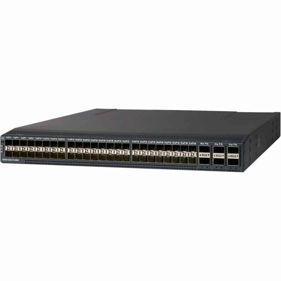 Cisco 6454 Fabric Interconnect 8 Ports Manageable Ethernet Switch - Gigabit Ethernet, 25 Gigabit Ethernet, 100 Gigabit Ethernet - 25GBase-T, 25GBase-X, 100GBase-X, 10/100/1000Base-T