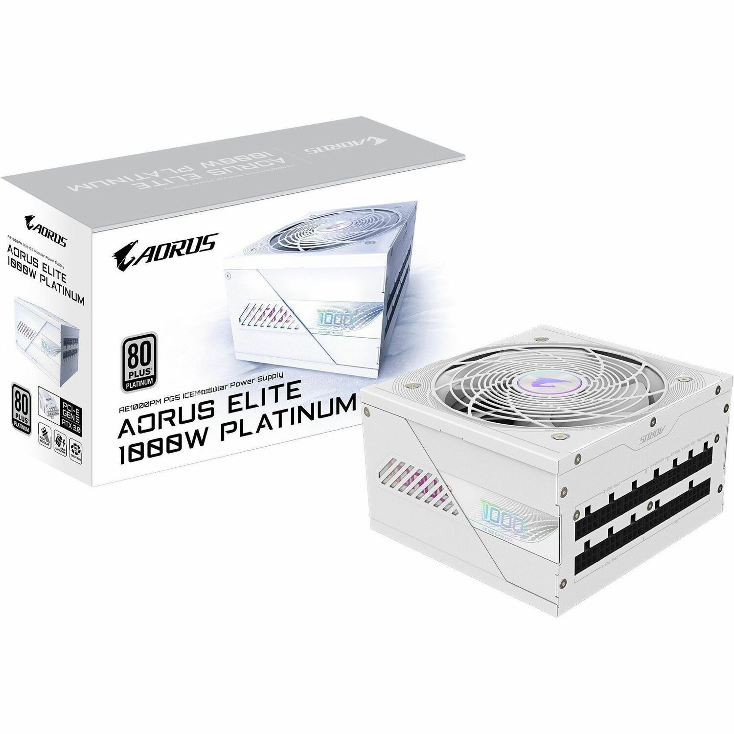 GIGABYTE AORUS ELITE P1000W 80+ Platinum Modular PCIe 5.0 ICE
