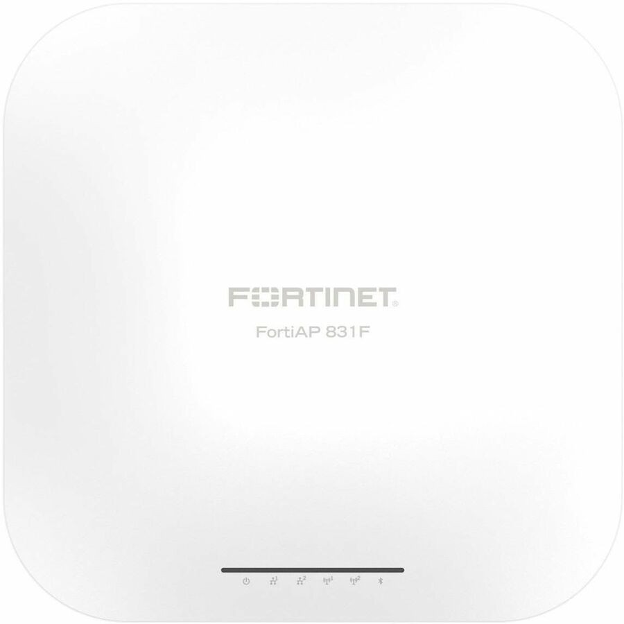 Fortinet FortiAP-831F Indoor Wireless Ap - Tri Radio (802.11 B/G/N/Ax 4X4 Mu-Mimo, 802.11 A/N/Ac/Ax 8X8 Mu-Mimo And 1X 802.11 A/B/G/N/Ac Wave 2, 2X2 ), Internal Antennas, 1X 100/1000/2500/5000 Base-T