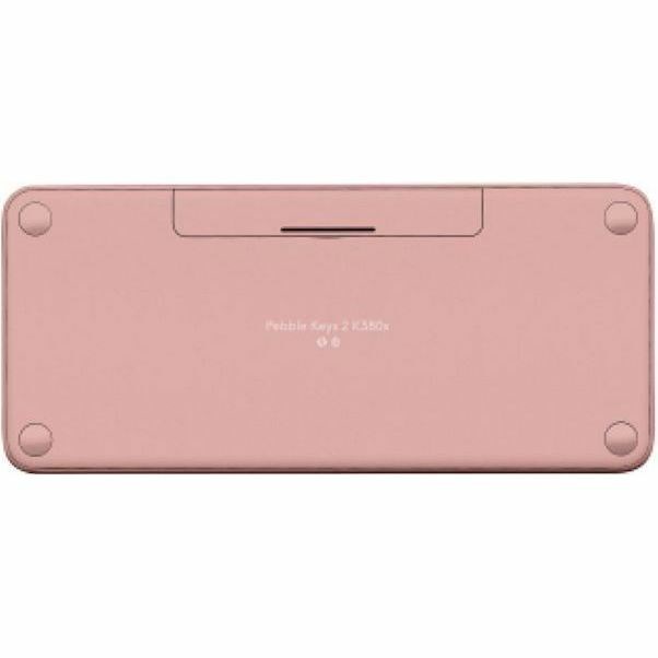 Logitech Pebble Keys 2 K380s Keyboard - Wireless Connectivity - USB Interface - English - Tonal Rose