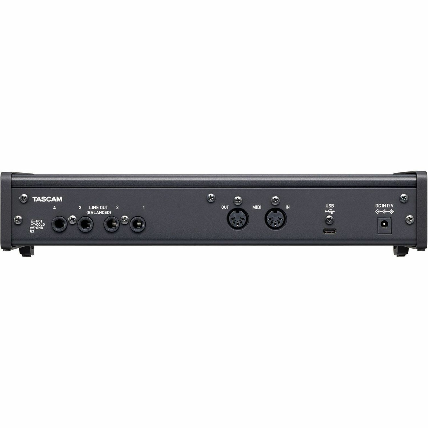 TASCAM 4Mic, 4IN/4OUT High Resolution Versatile USB Audio Interface