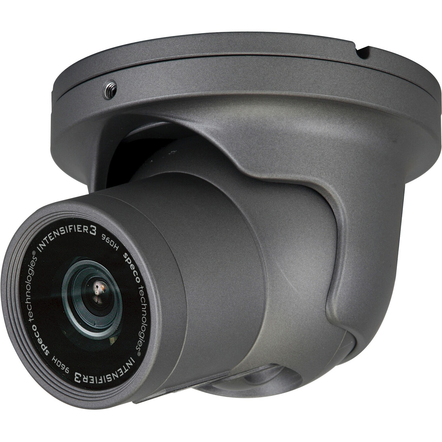 Speco Intensifier3 HTINTD8H Surveillance Camera - Color, Monochrome - Dome - Dark Gray