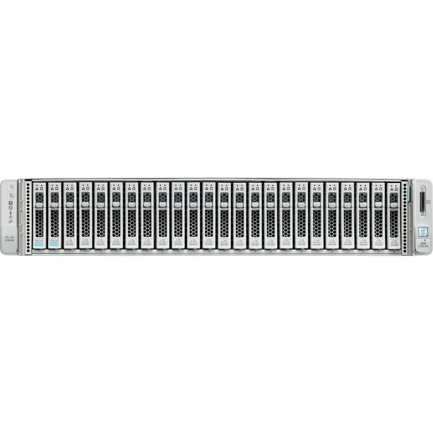 Cisco HyperFlex HX240c M5 2U Rack Server - 2 x Intel Xeon Gold 6142 2.60 GHz - 384 GB RAM - 12Gb/s SAS, Serial ATA/600 Controller