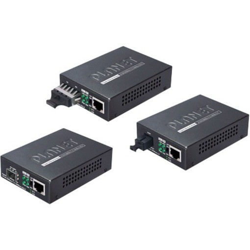 Planet 10/100/1000Base-T to 1000Base-LX (WDM) Media Converter TX:1310nm~15km
