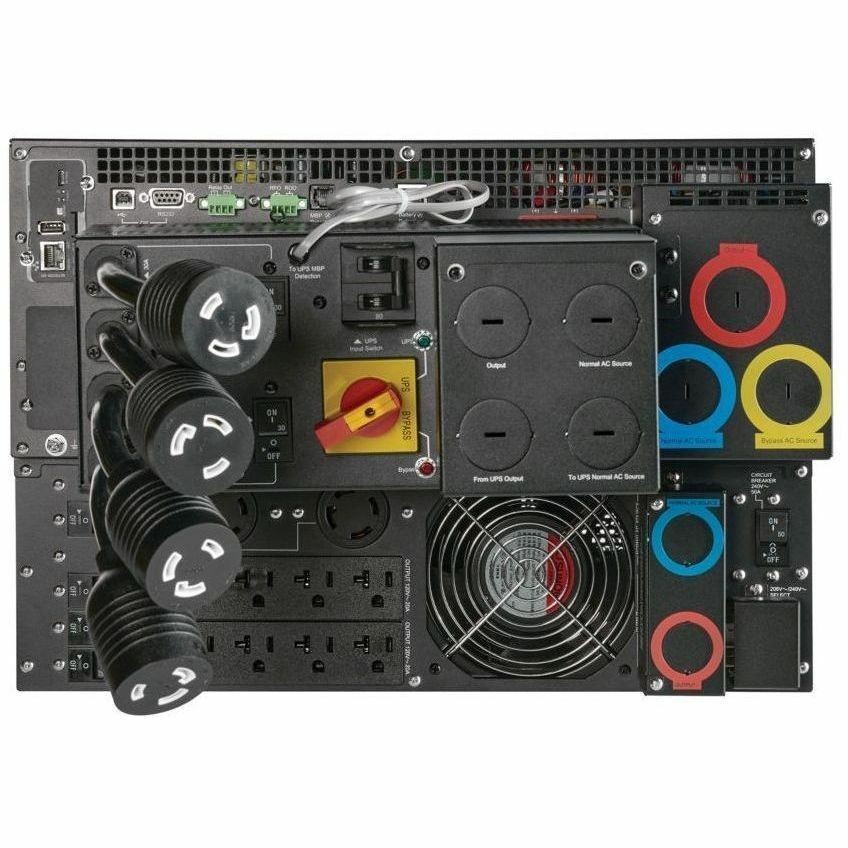 Eaton 9PX G2 11000VA 11000W 208/120V Online Double-Conversion UPS - Hardwired Input, 8x 5-20R, 4x L6-30R, 2x L14-30R or Hardwired Output, Cybersecure Network Card, Bypass, Extended Run, 7U Rack/Tower