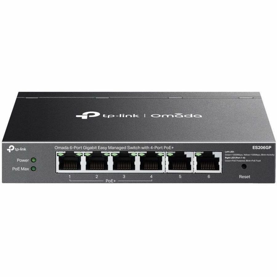 TP-Link Omada 6-Port Gigabit Easy Managed Switch with 4-Port PoE+