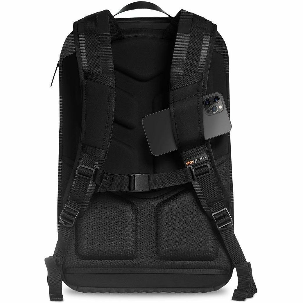 STM Goods Dux Rugged Carrying Case (Backpack) for 40.6 cm (16") to 43.2 cm (17") Apple MacBook Pro - Black Camo