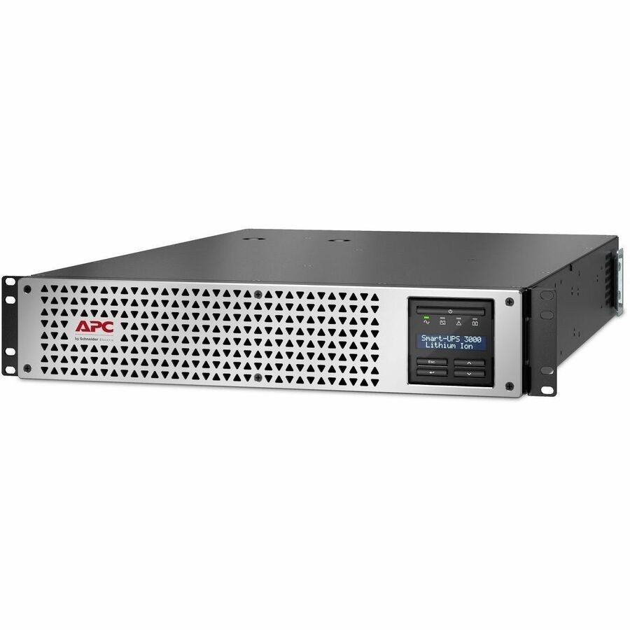APC Smart-UPS, Line Interactive, 3kVA, Lithium-ion, Rackmount 2U, 120V, 2x NEMA 5-20R+6x NEMA 5-15R outlets, SmartConnect Port+Network Card, LCD [TAA]