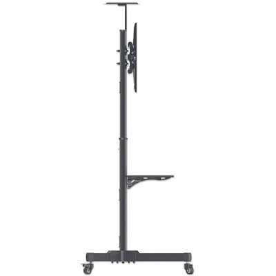 Manhattan Universal Economy Multimedia TV Cart For 37"-70" Displays, Black