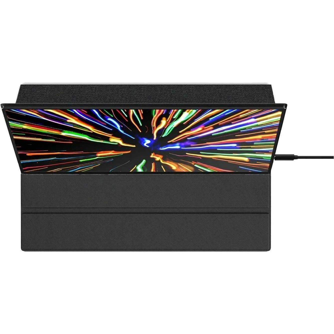 Mobile Pixels Fold 2.5K 16" Class WQXGA LCD Monitor - 16:10 - Black
