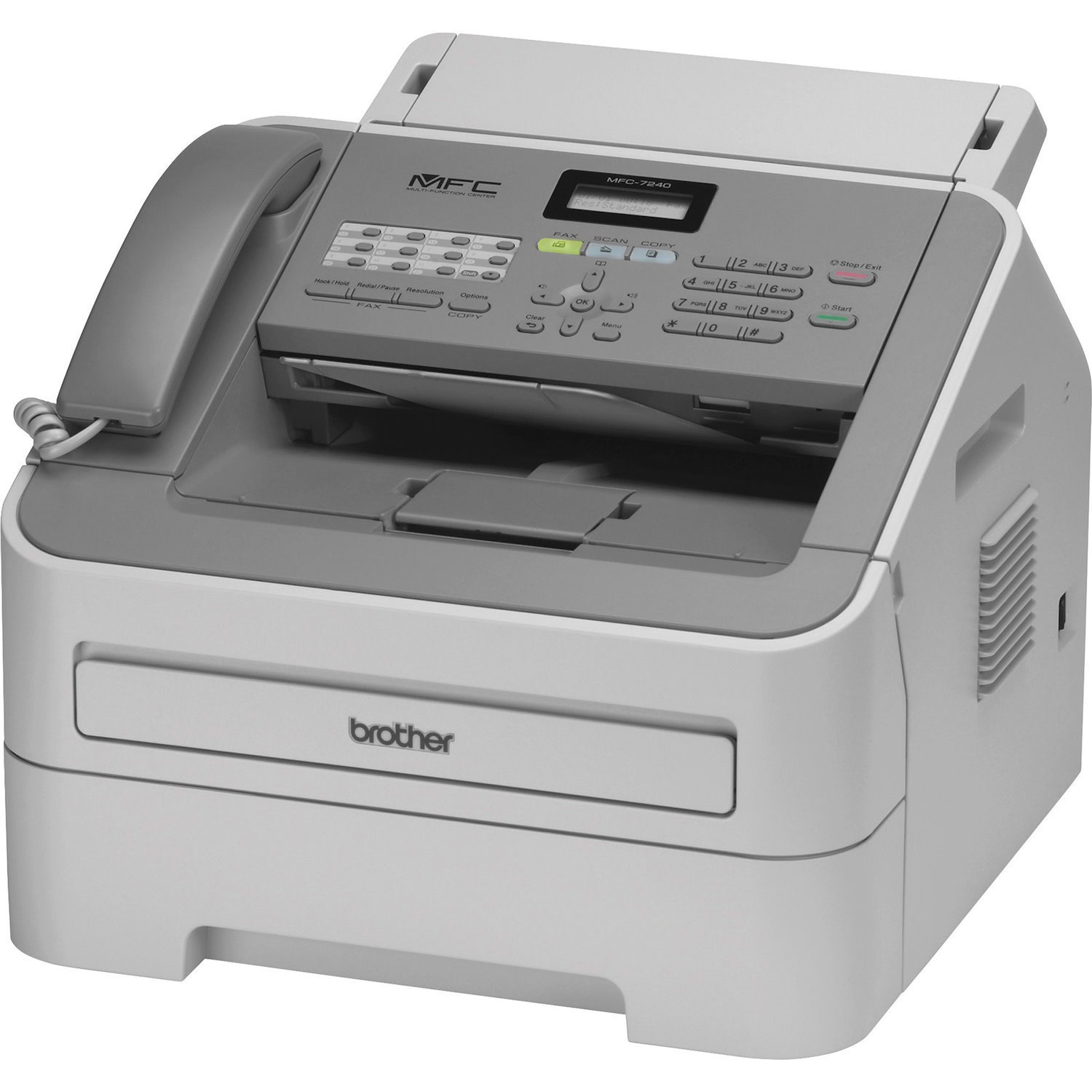 Brother MFC-7240 Wired Laser Multifunction Printer - Monochrome - Black