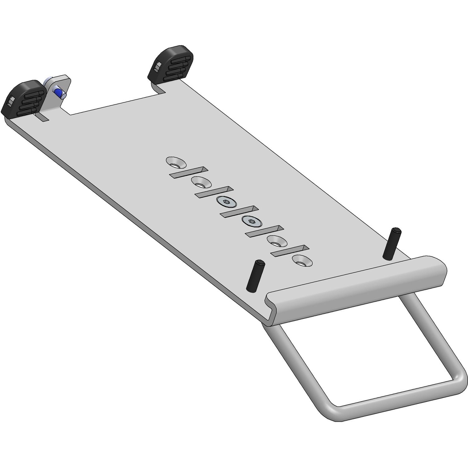 SpacePole MultiGrip Mounting Plate for Payment Terminal - Black