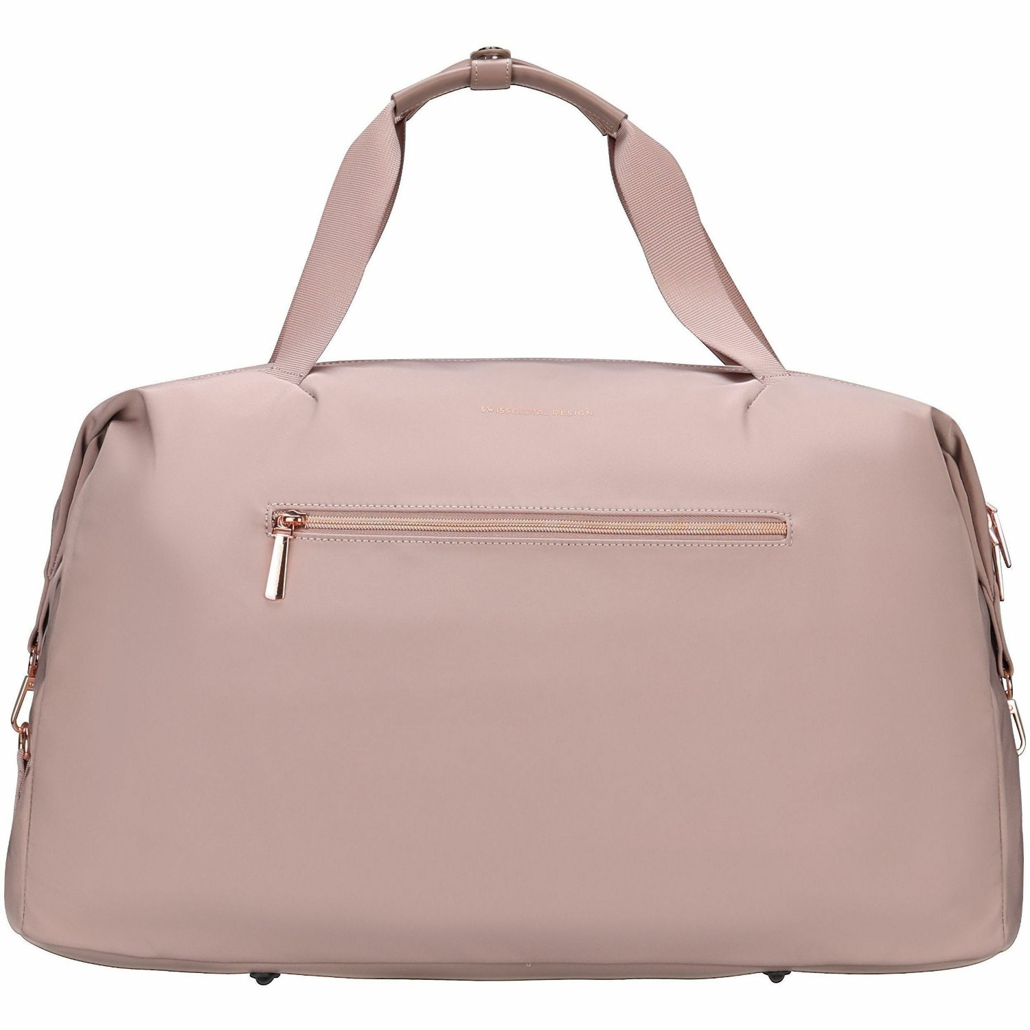 Swissdigital KATY ROSE NG Lotus Duffle Bag - Stylish, Eco-Friendly Fabric with Multiple Storage Options, Perfect for Students, Professionals, and Everyday Use