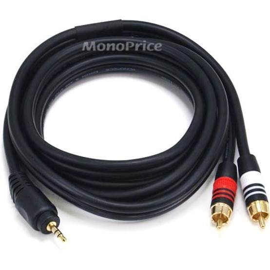 Monoprice Stereo M To 2Rca M Cable 6FT -
