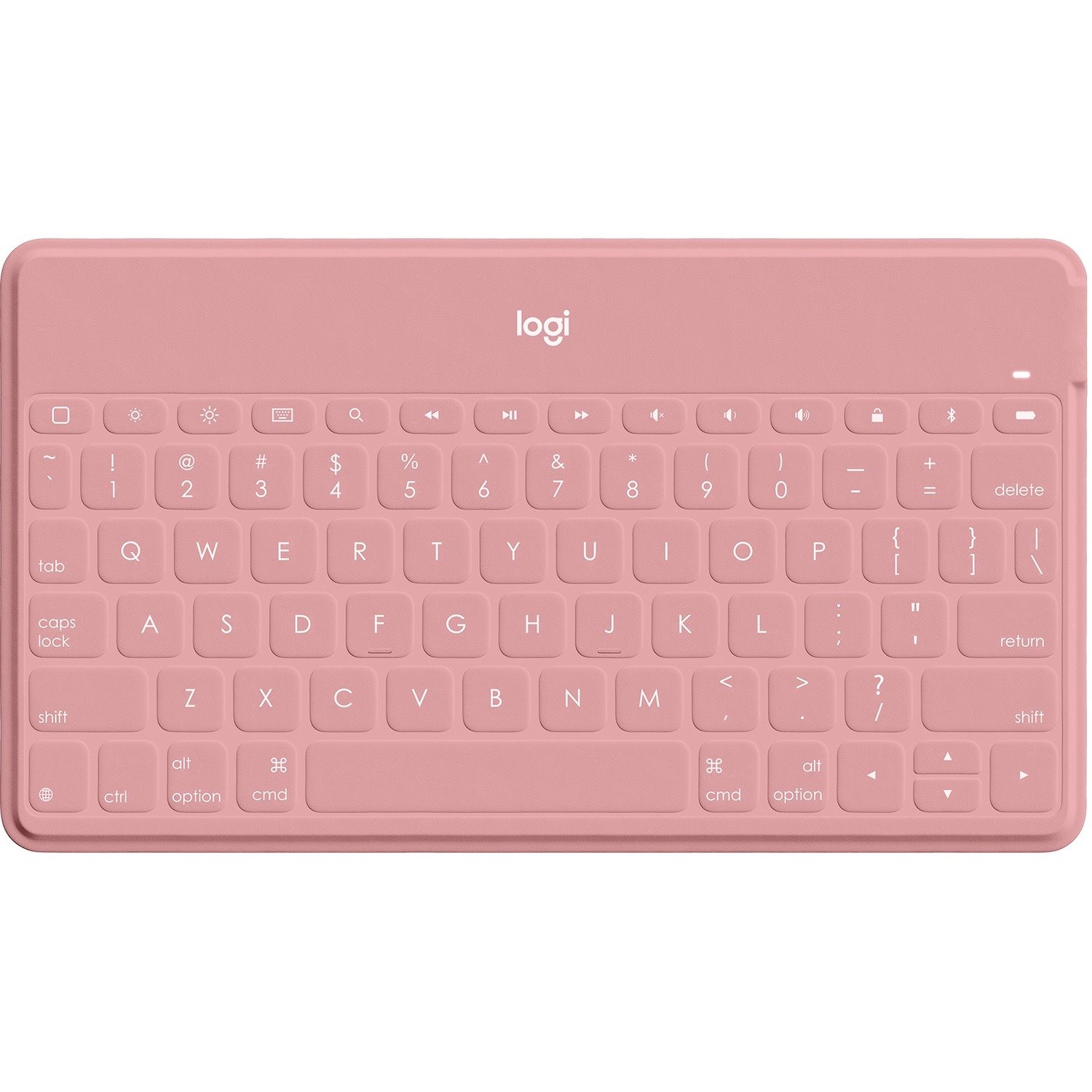 Logitech Keys-To-Go Keyboard - Wireless Connectivity - Blush
