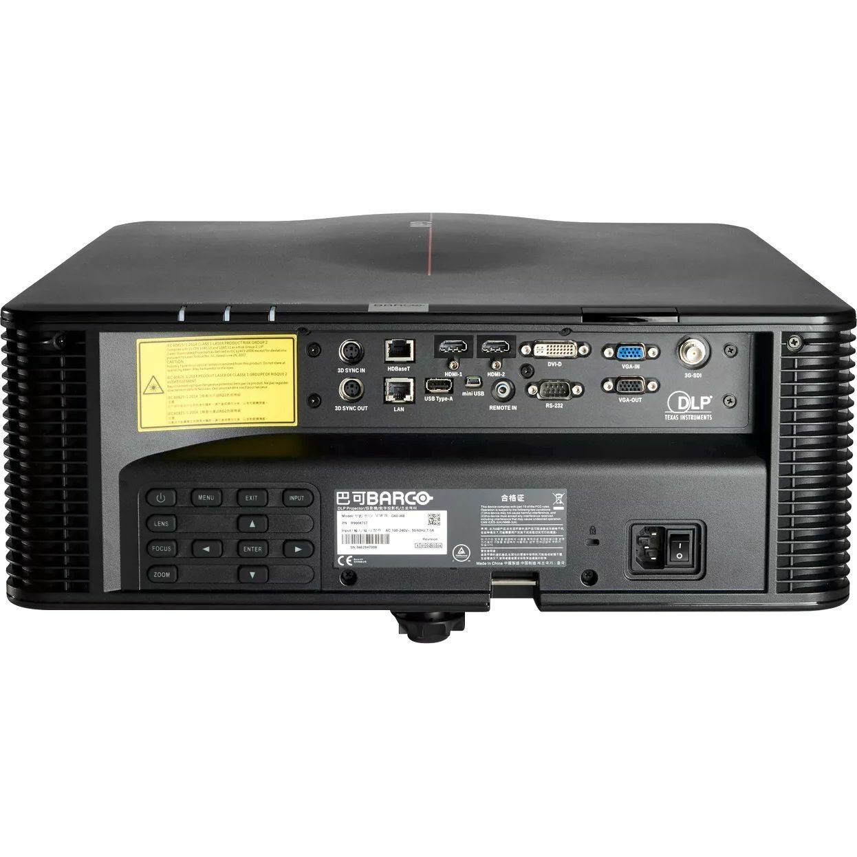 Barco G62-W11 3D Ready DLP Projector - 16:10 - Black