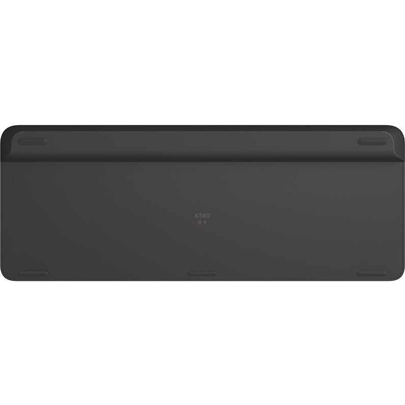 Logitech K580 Keyboard - Wireless Connectivity - USB Interface - Graphite