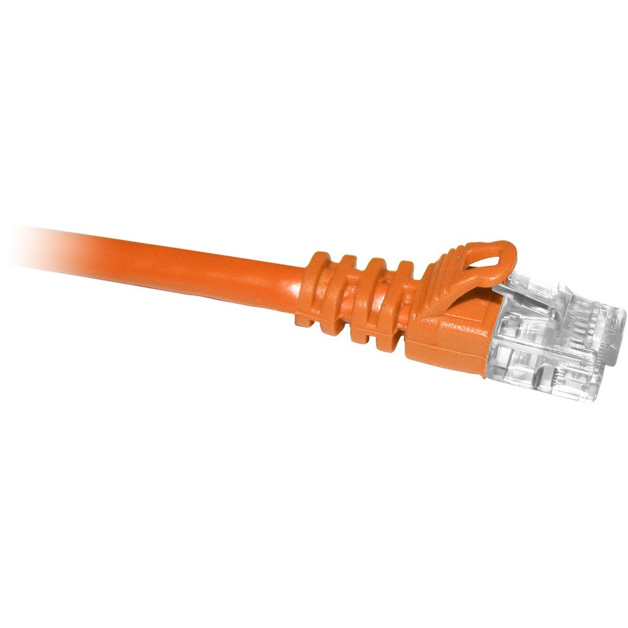 ClearLinks 100FT Cat. 6 550MHZ Orange Molded Snagless Patch Cable