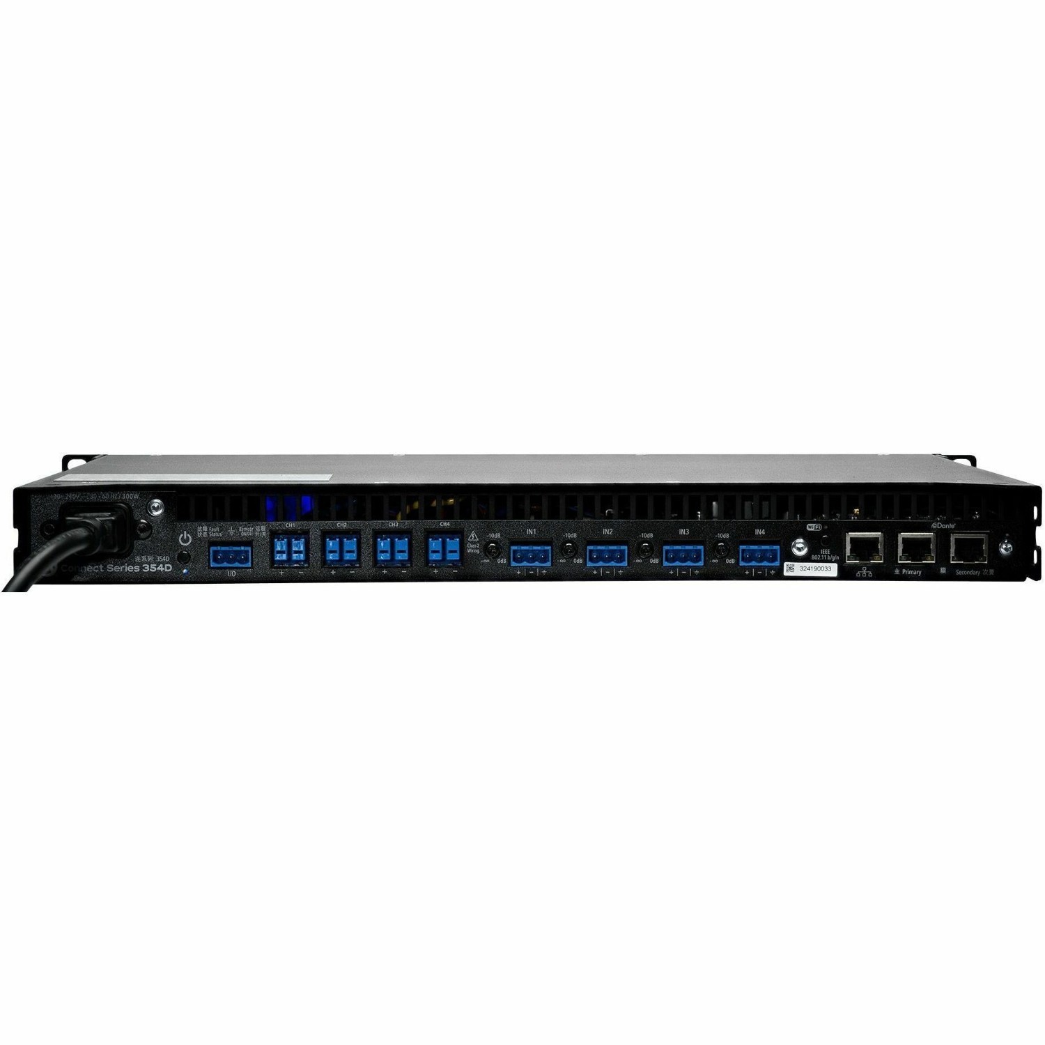 LEA Professional Connect CONNECT 354D-G Amplifier - 1400 W RMS - 4 Channel