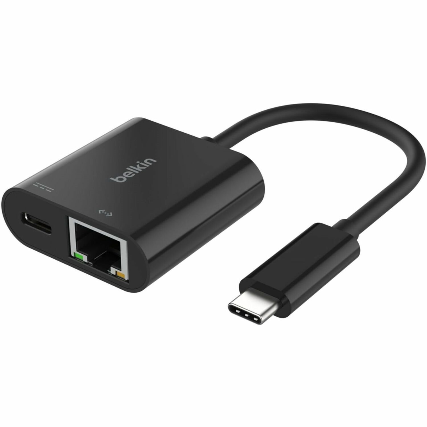 Belkin Connect Ethernet Adapter for MacBook, iPad Pro, MacBook Pro, Workstation - Portable - Black