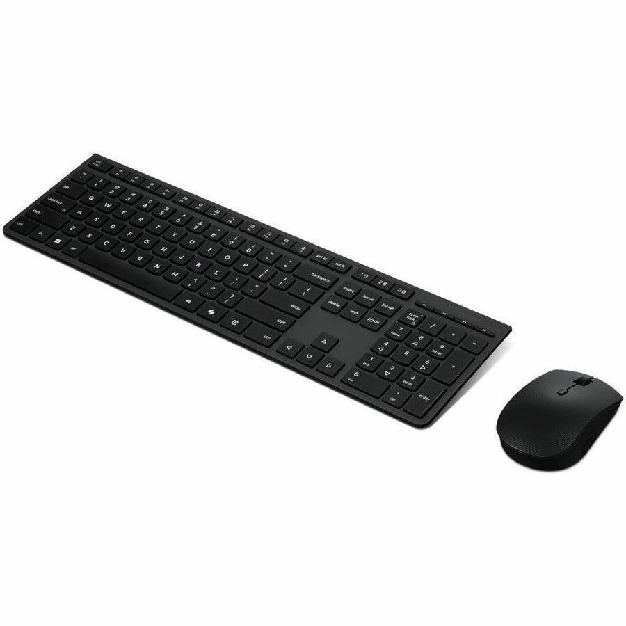 Lenovo Professional Wireless Rechargeable Combo Keyboard and Mouse-US Euro