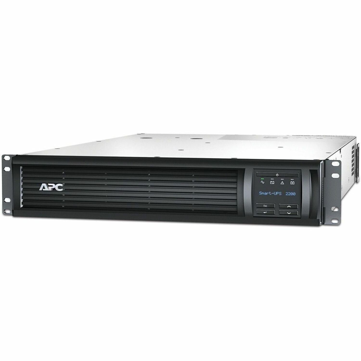 APC Smart-UPS, Line Interactive, 2200VA, Rackmount 2U, 120V, 6 NEMA 5-15R+2 NEMA 5-20R outlets, Network Card, AVR, LCD [TAA]