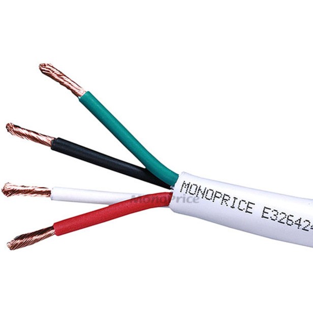 Monoprice Speaker Wire 16Awg CL2 4-Condu