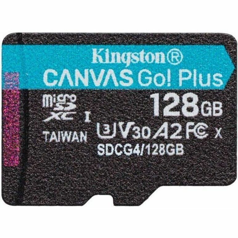 Kingston Canvas Go! Plus 128 GB Class 10/UHS-I (U3) V30 microSDXC - 1