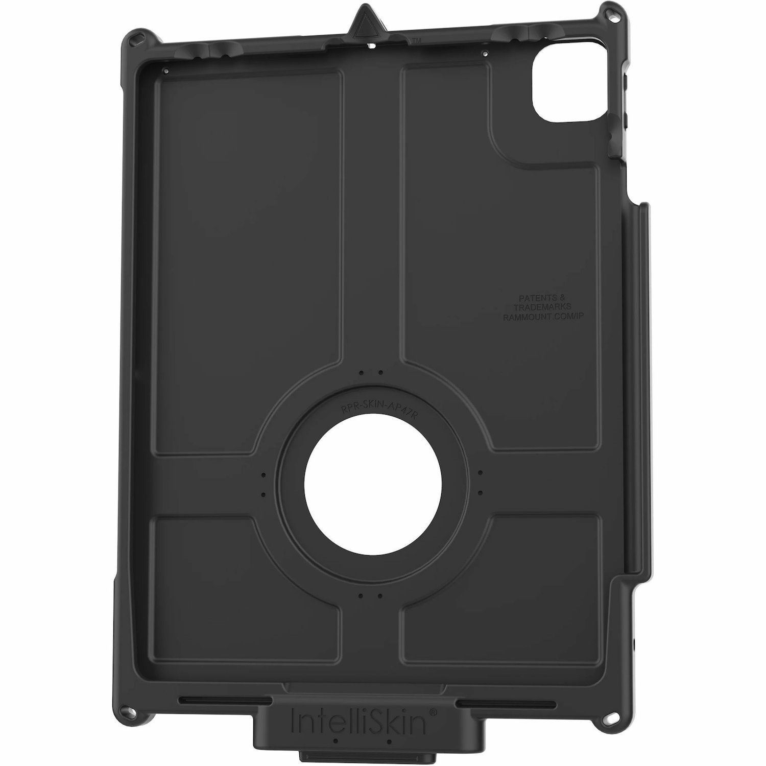 RAM Mounts IntelliSkin Rugged Carrying Case (Sleeve) for 12.9" to 13" Apple iPad Pro 13 (2024), iPad Air 13 (2024), iPad Air 13 (2025), iPad Pro (3rd Generation), iPad Pro (4th Generation), iPad Pro (5th Generation), iPad Pro (6th Generation) Tablet - Black