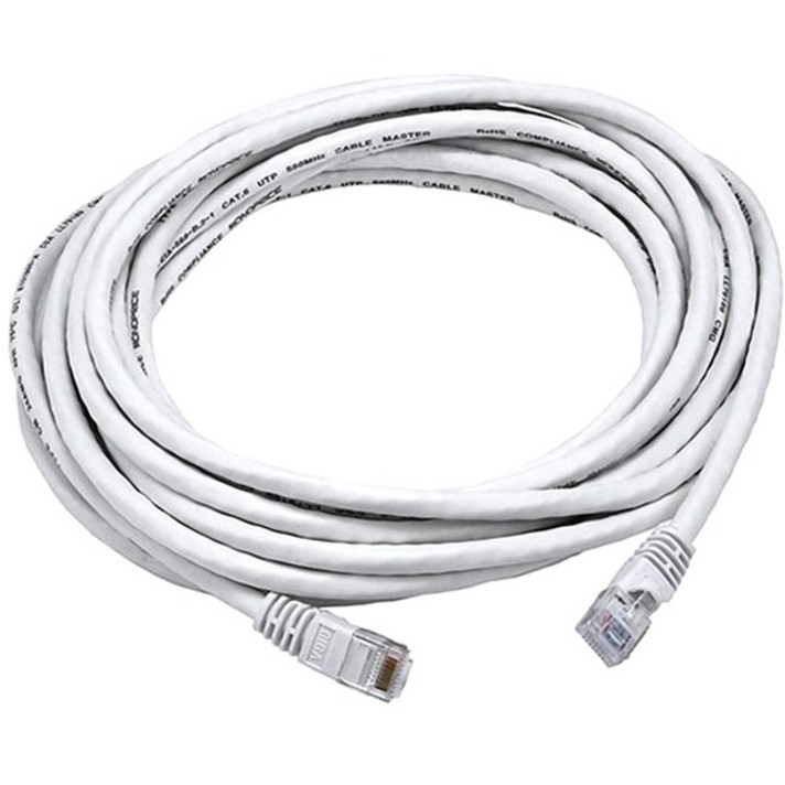Monoprice Cat6 24Awg 550MHz Utp Bare Copper Snagless Ethernet Patch Cable, White, 20FT