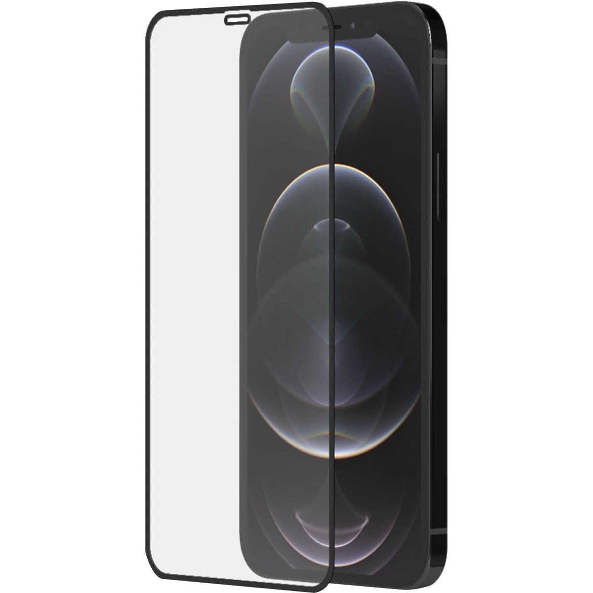 Safe Apple iPhone 12 12 Pro Screen Protector Glass Black