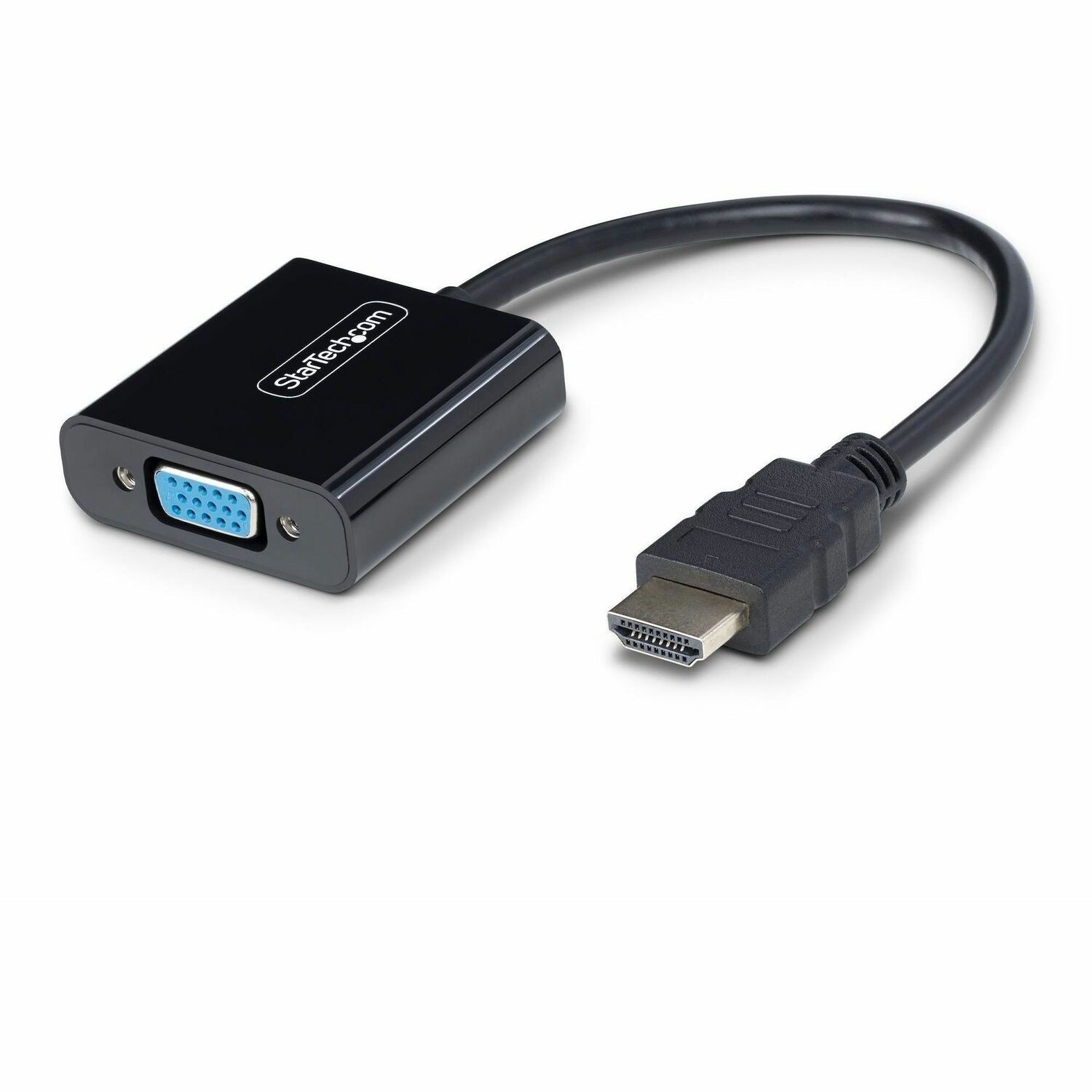 StarTech HDMI to VGA Adapter, Active Video Converter For Laptop/Desktop, 1920x1080 (1080p), HDMI Source to VGA Monitor/Display